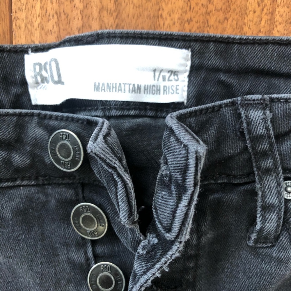 High waisted Black jeans